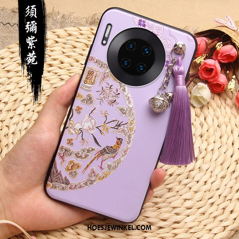 Huawei Mate 30 Pro Hoesje Anti-fall Chinese Stijl Scheppend, Huawei Mate 30 Pro Hoesje All Inclusive Mobiele Telefoon