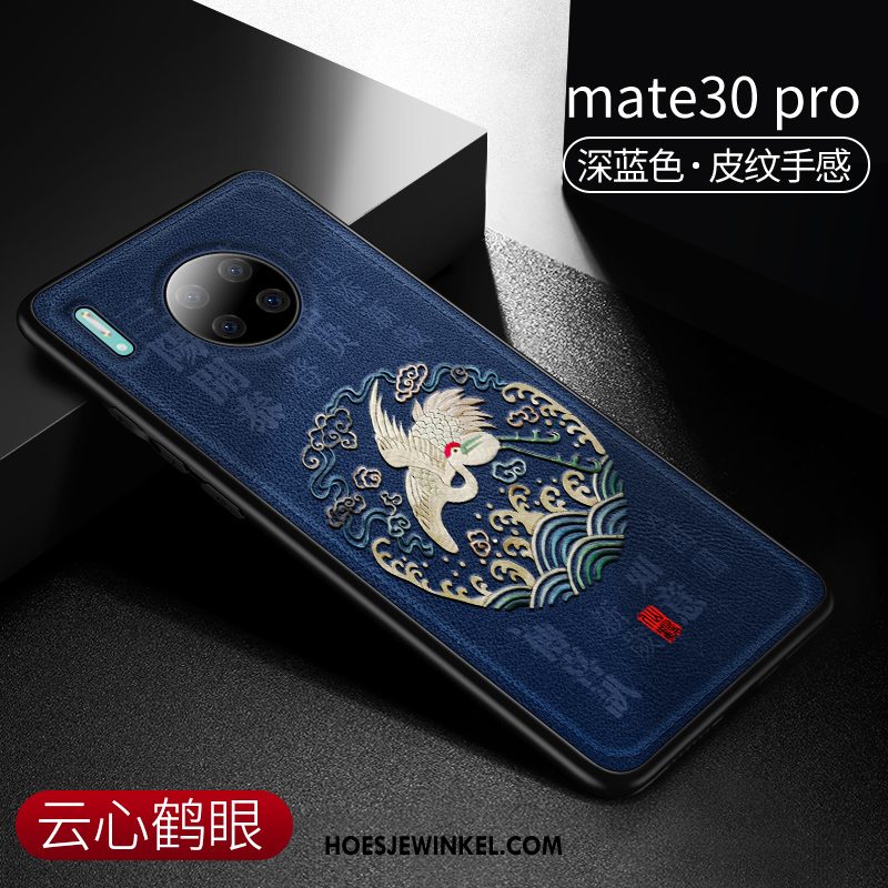 Huawei Mate 30 Pro Hoesje Bescherming Mobiele Telefoon Chinese Stijl, Huawei Mate 30 Pro Hoesje All Inclusive Wind