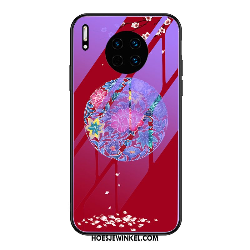 Huawei Mate 30 Pro Hoesje Chinese Stijl Anti-fall All Inclusive, Huawei Mate 30 Pro Hoesje High End Scheppend