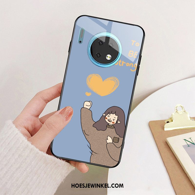 Huawei Mate 30 Pro Hoesje Hoes Anti-fall Scheppend, Huawei Mate 30 Pro Hoesje Mobiele Telefoon Spiegel