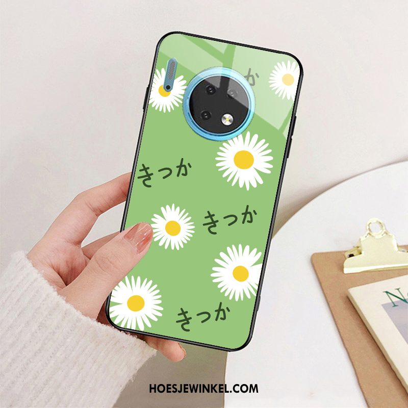 Huawei Mate 30 Pro Hoesje Mini Bescherming Kunst, Huawei Mate 30 Pro Hoesje All Inclusive Purper