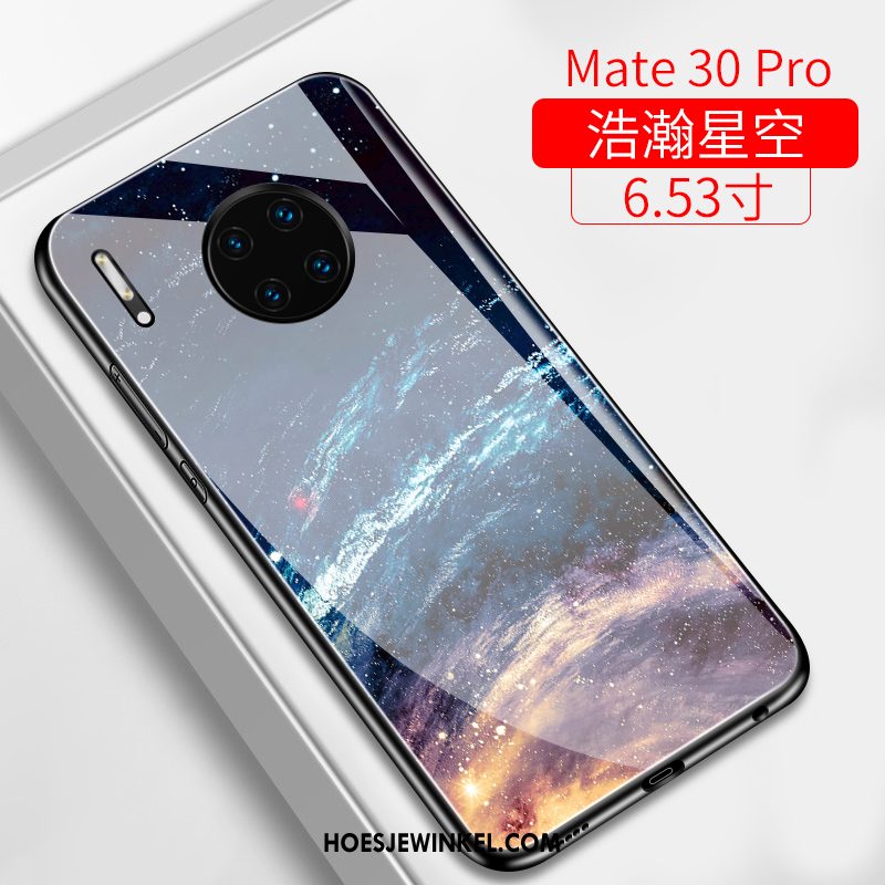 Huawei Mate 30 Pro Hoesje Mobiele Telefoon Dun Glas, Huawei Mate 30 Pro Hoesje Hard Spiegel