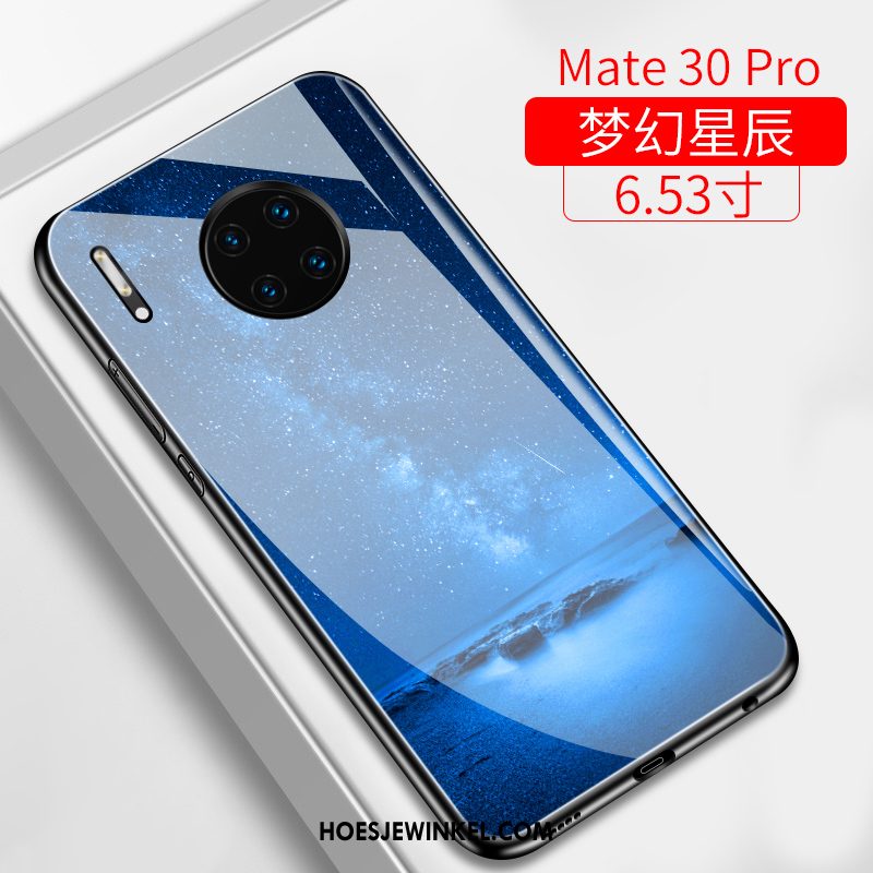 Huawei Mate 30 Pro Hoesje Mobiele Telefoon Dun Glas, Huawei Mate 30 Pro Hoesje Hard Spiegel
