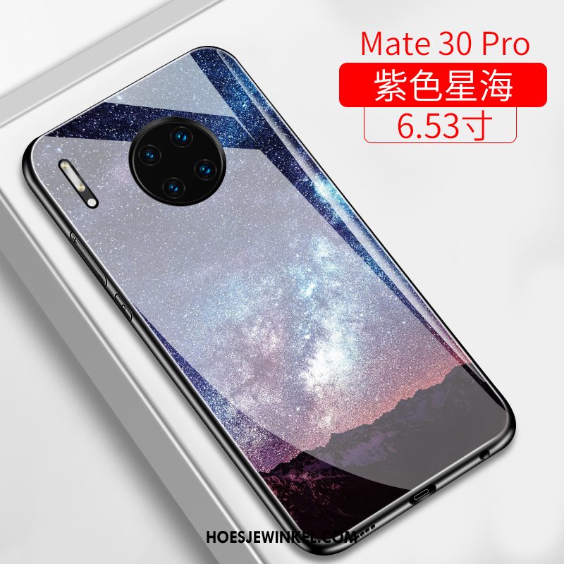 Huawei Mate 30 Pro Hoesje Mobiele Telefoon Dun Glas, Huawei Mate 30 Pro Hoesje Hard Spiegel