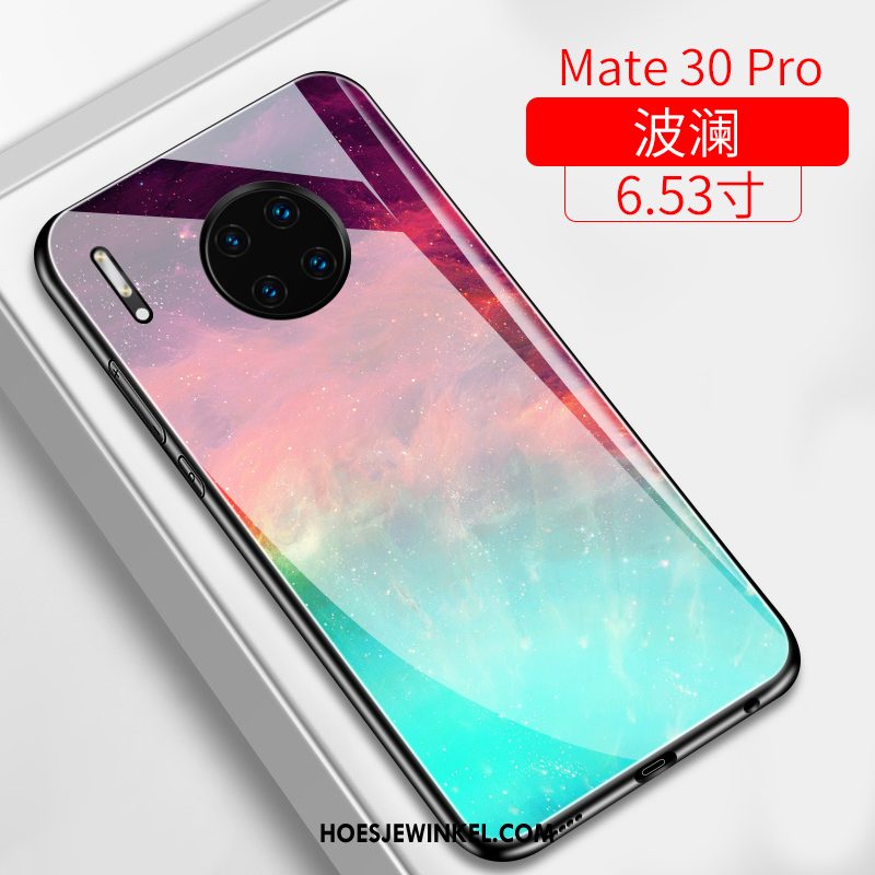 Huawei Mate 30 Pro Hoesje Mobiele Telefoon Dun Glas, Huawei Mate 30 Pro Hoesje Hard Spiegel