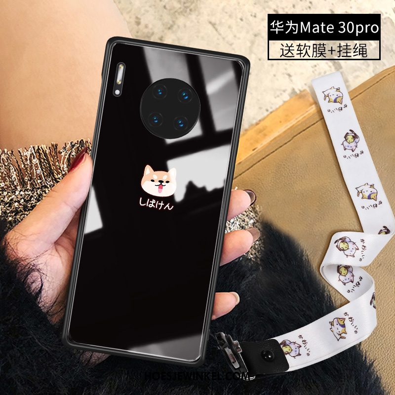 Huawei Mate 30 Pro Hoesje Mooie Mobiele Telefoon Spotprent, Huawei Mate 30 Pro Hoesje Glas Dun