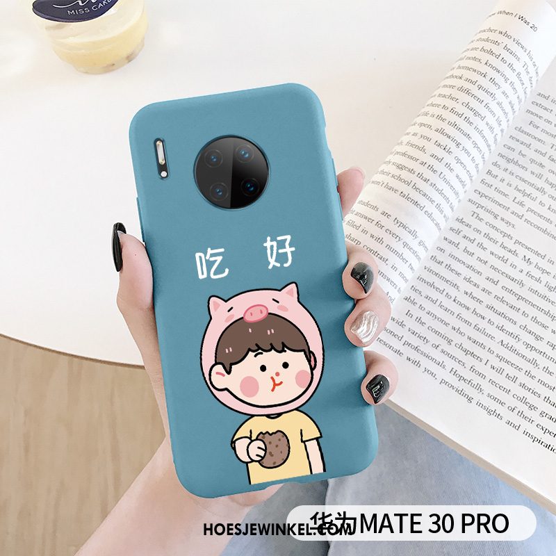 Huawei Mate 30 Pro Hoesje Persoonlijk Spotprent Dun, Huawei Mate 30 Pro Hoesje Schrobben Eenvoudige