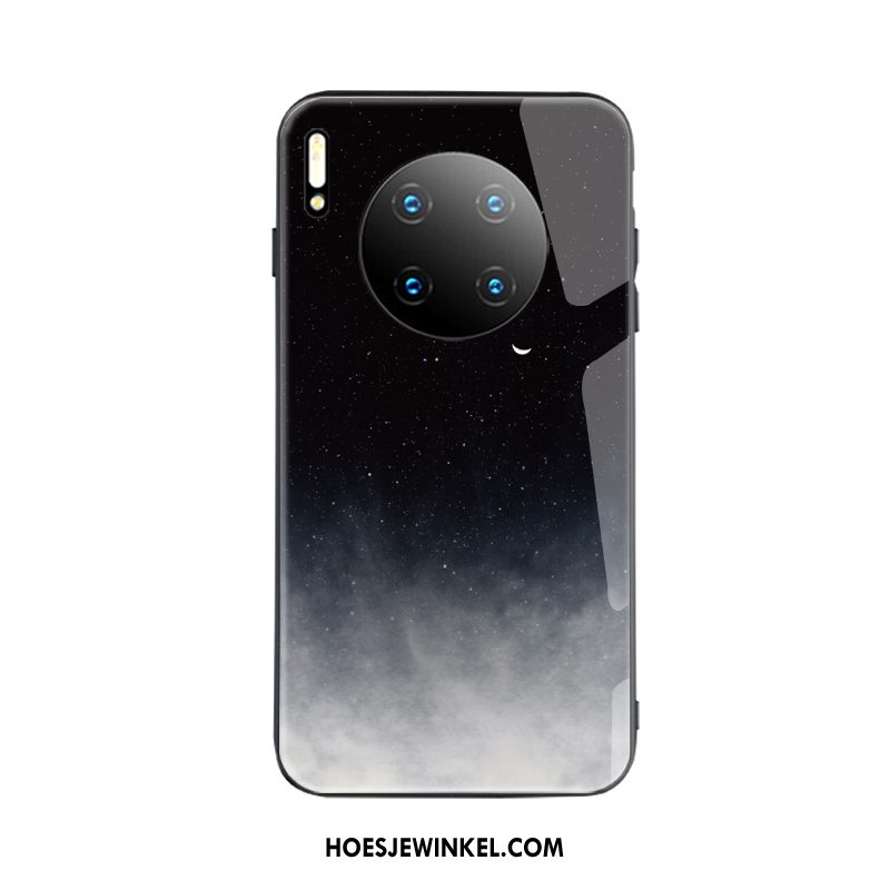 Huawei Mate 30 Pro Hoesje Spiegel Mobiele Telefoon Wind, Huawei Mate 30 Pro Hoesje Glas Super