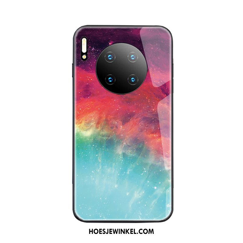 Huawei Mate 30 Pro Hoesje Spiegel Mobiele Telefoon Wind, Huawei Mate 30 Pro Hoesje Glas Super