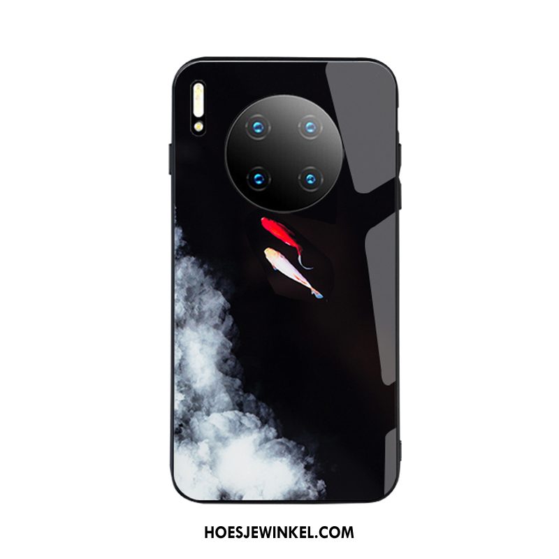 Huawei Mate 30 Pro Hoesje Spiegel Mobiele Telefoon Wind, Huawei Mate 30 Pro Hoesje Glas Super