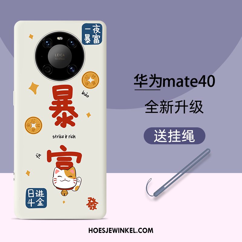 Huawei Mate 40 Hoesje All Inclusive Blauw Nieuw, Huawei Mate 40 Hoesje Bescherming Siliconen