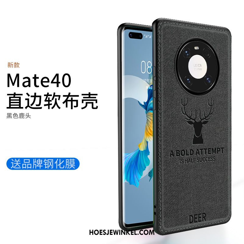 Huawei Mate 40 Hoesje Dun Patroon Hoes, Huawei Mate 40 Hoesje All Inclusive Doek