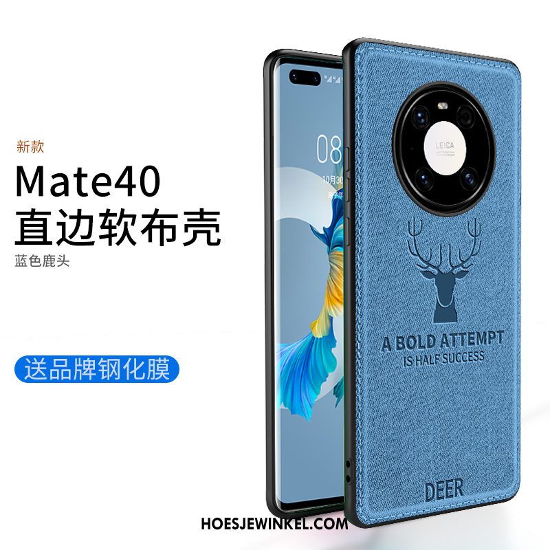 Huawei Mate 40 Hoesje Dun Patroon Hoes, Huawei Mate 40 Hoesje All Inclusive Doek