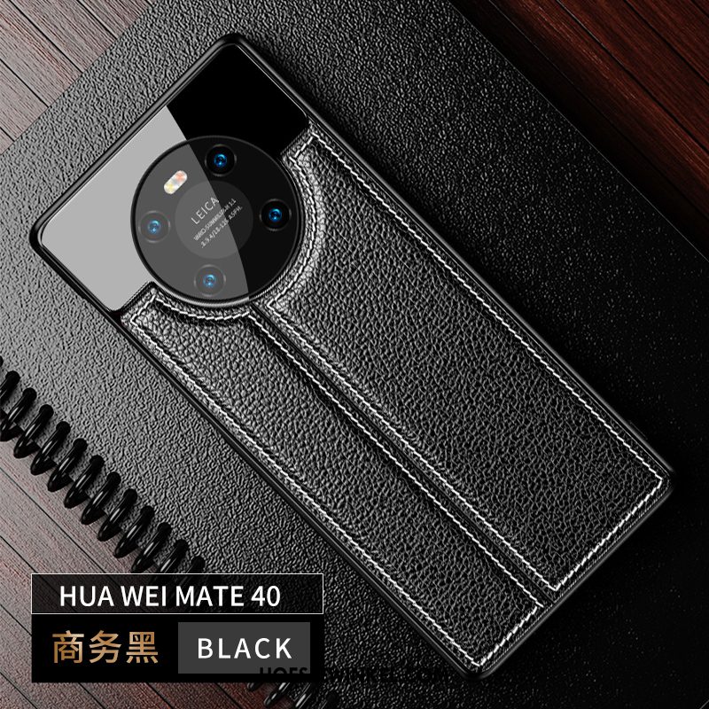 Huawei Mate 40 Hoesje Nieuw Anti-fall Leer, Huawei Mate 40 Hoesje All Inclusive Patroon