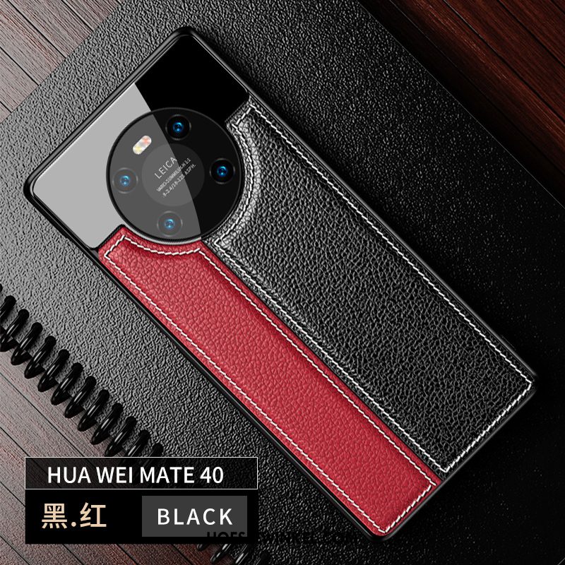 Huawei Mate 40 Hoesje Nieuw Anti-fall Leer, Huawei Mate 40 Hoesje All Inclusive Patroon