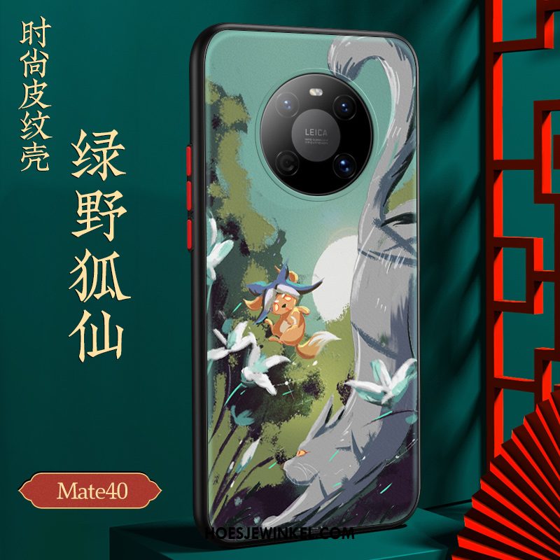 Huawei Mate 40 Hoesje Scheppend Bescherming Chinese Stijl, Huawei Mate 40 Hoesje All Inclusive Hoes