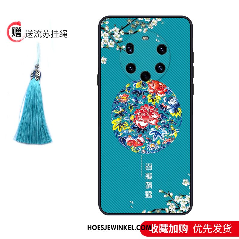 Huawei Mate 40 Pro+ Hoesje Chinese Stijl Trend Zacht, Huawei Mate 40 Pro+ Hoesje Anti-fall Bescherming