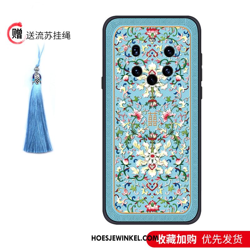 Huawei Mate 40 Pro+ Hoesje Chinese Stijl Trend Zacht, Huawei Mate 40 Pro+ Hoesje Anti-fall Bescherming