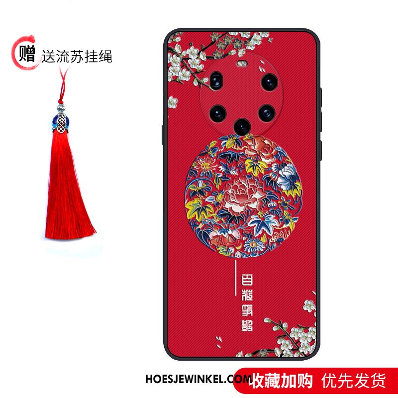 Huawei Mate 40 Pro+ Hoesje Chinese Stijl Trend Zacht, Huawei Mate 40 Pro+ Hoesje Anti-fall Bescherming