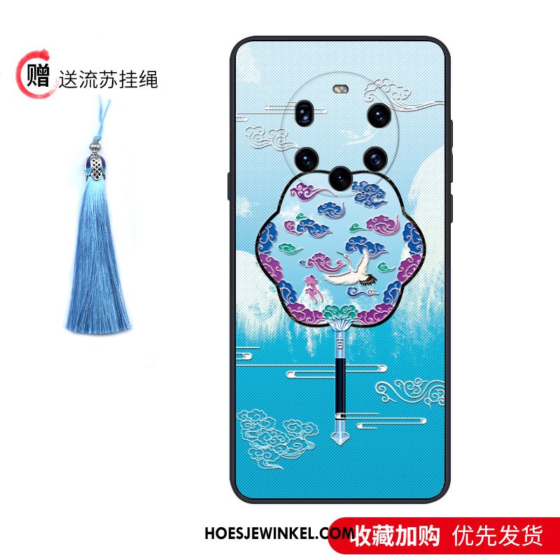 Huawei Mate 40 Pro+ Hoesje Chinese Stijl Trend Zacht, Huawei Mate 40 Pro+ Hoesje Anti-fall Bescherming