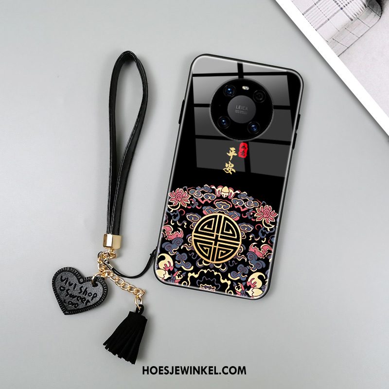 Huawei Mate 40 Pro Hoesje Chinese Stijl Trendy Merk Bescherming, Huawei Mate 40 Pro Hoesje Anti-fall Scheppend