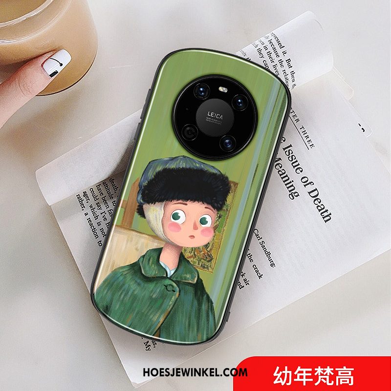 Huawei Mate 40 Pro Hoesje Hoes Hoge Mobiele Telefoon, Huawei Mate 40 Pro Hoesje Mooie Groen