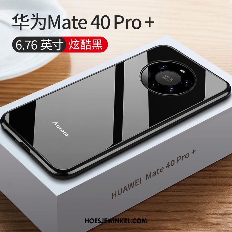 Huawei Mate 40 Pro+ Hoesje Rood Dun Nieuw, Huawei Mate 40 Pro+ Hoesje Omlijsting Mobiele Telefoon