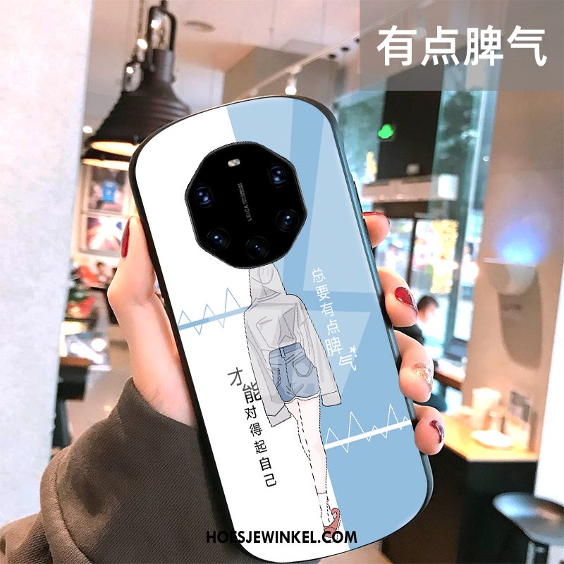 Huawei Mate 40 Rs Hoesje Wit Bescherming Mini, Huawei Mate 40 Rs Hoesje Rondje Mobiele Telefoon