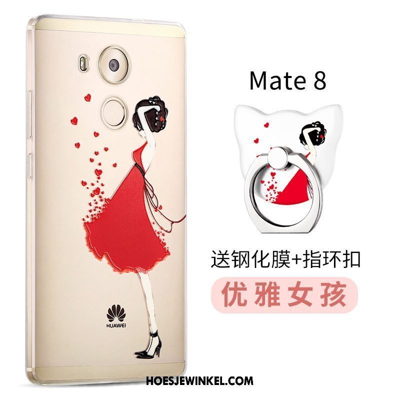 Huawei Mate 8 Hoesje All Inclusive Siliconen Trend, Huawei Mate 8 Hoesje Bescherming Hoes
