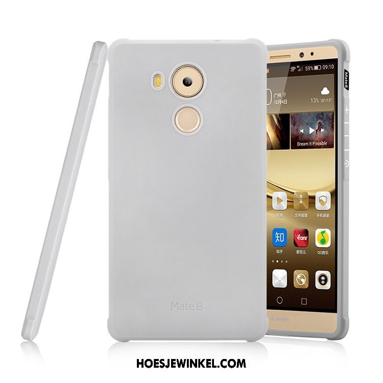 Huawei Mate 8 Hoesje Anti-fall All Inclusive Zacht, Huawei Mate 8 Hoesje Hoes Grijs