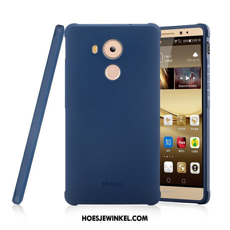 Huawei Mate 8 Hoesje Anti-fall All Inclusive Zacht, Huawei Mate 8 Hoesje Hoes Grijs