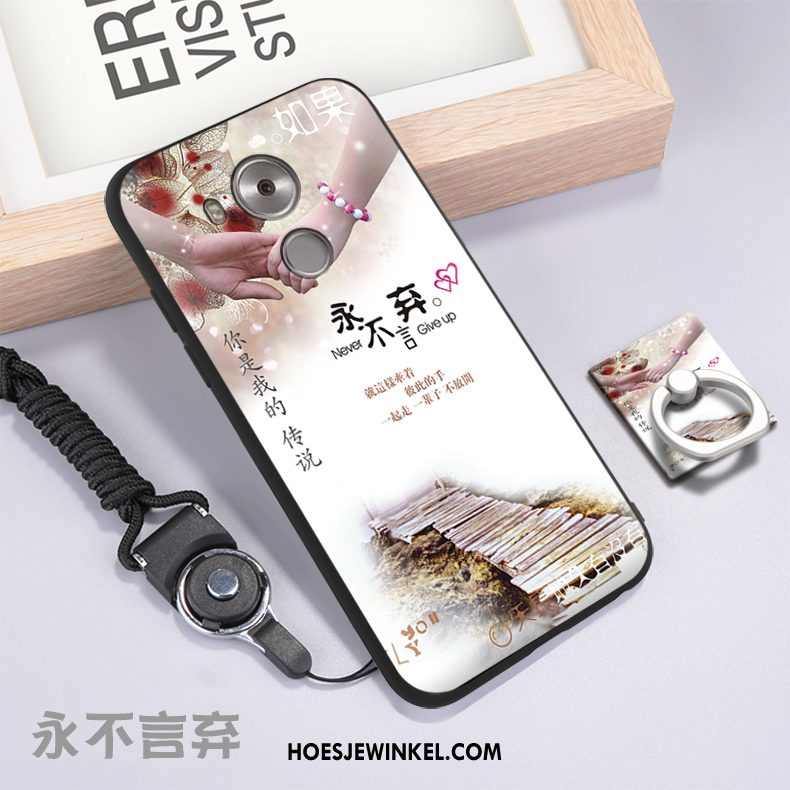 Huawei Mate 8 Hoesje Anti-fall Zacht Zwart, Huawei Mate 8 Hoesje Hanger Mobiele Telefoon