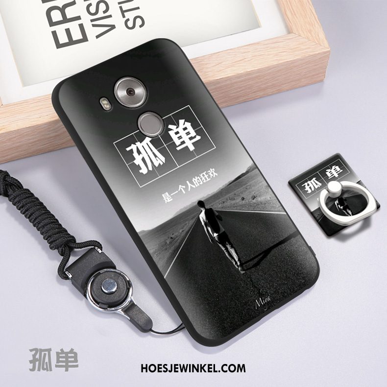 Huawei Mate 8 Hoesje Anti-fall Zacht Zwart, Huawei Mate 8 Hoesje Hanger Mobiele Telefoon