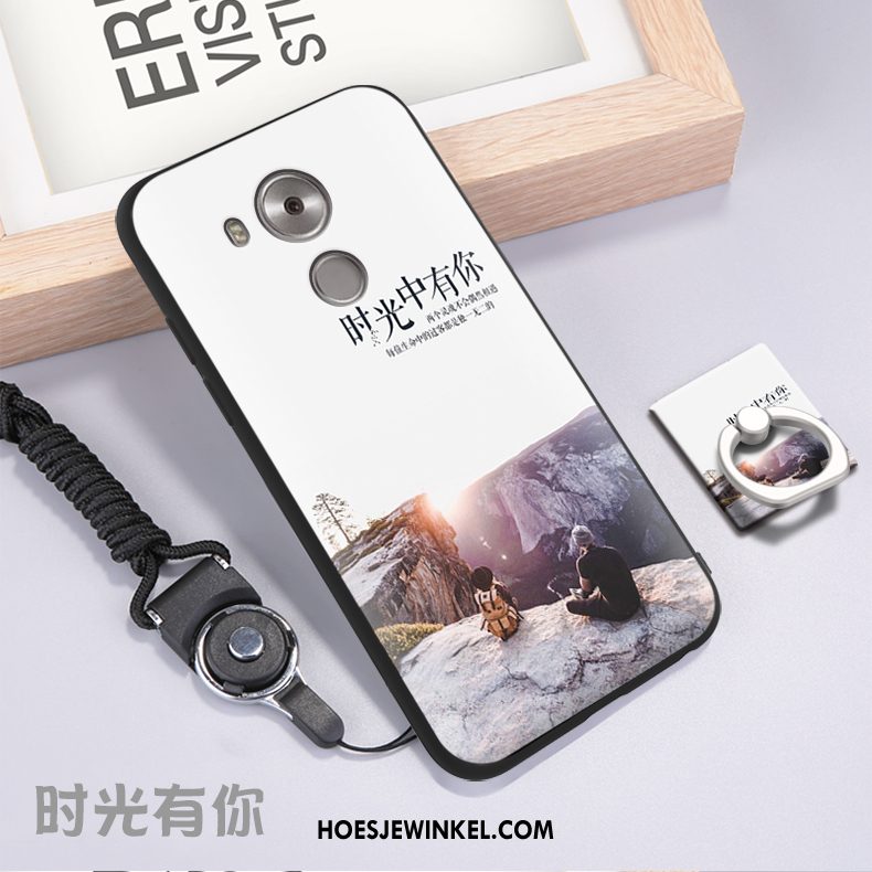 Huawei Mate 8 Hoesje Anti-fall Zacht Zwart, Huawei Mate 8 Hoesje Hanger Mobiele Telefoon