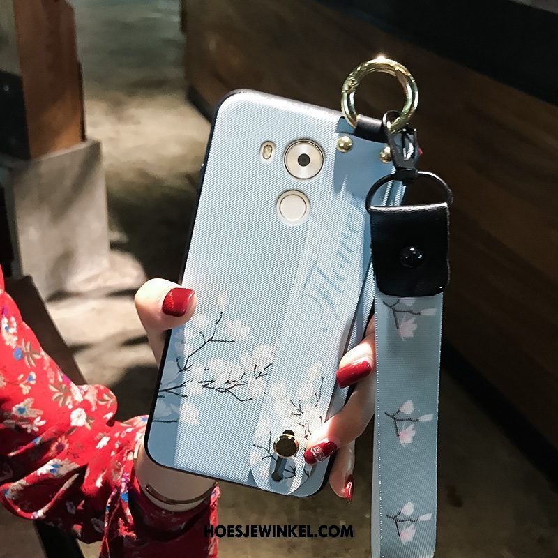 Huawei Mate 8 Hoesje Hanger Anti-fall Siliconen, Huawei Mate 8 Hoesje Blauw All Inclusive