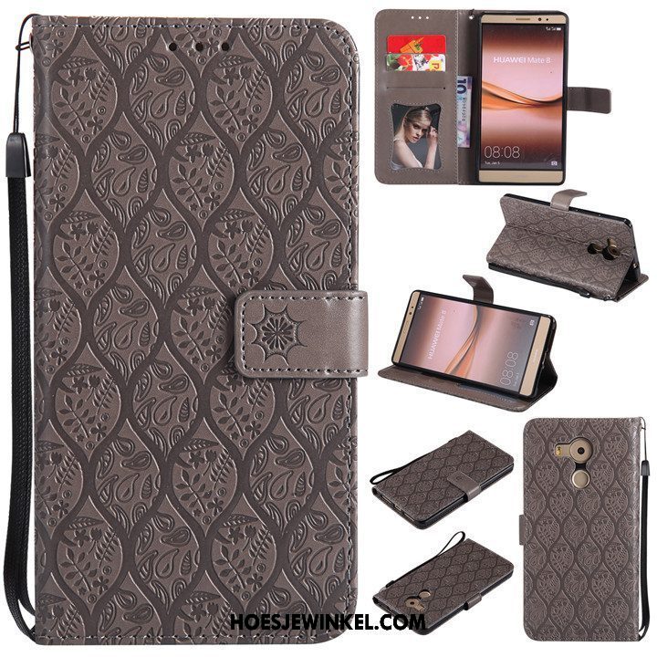 Huawei Mate 8 Hoesje Mobiele Telefoon Bescherming Zacht, Huawei Mate 8 Hoesje All Inclusive Folio