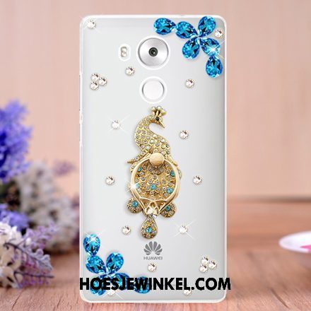 Huawei Mate 8 Hoesje Mobiele Telefoon Met Strass Ring, Huawei Mate 8 Hoesje Hoes Klittenband