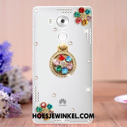 Huawei Mate 8 Hoesje Mobiele Telefoon Met Strass Ring, Huawei Mate 8 Hoesje Hoes Klittenband