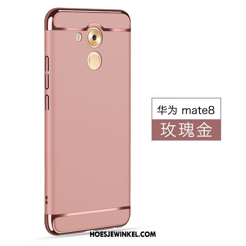 Huawei Mate 8 Hoesje Skärmskydd Klittenband Ondersteuning, Huawei Mate 8 Hoesje Ring Hard