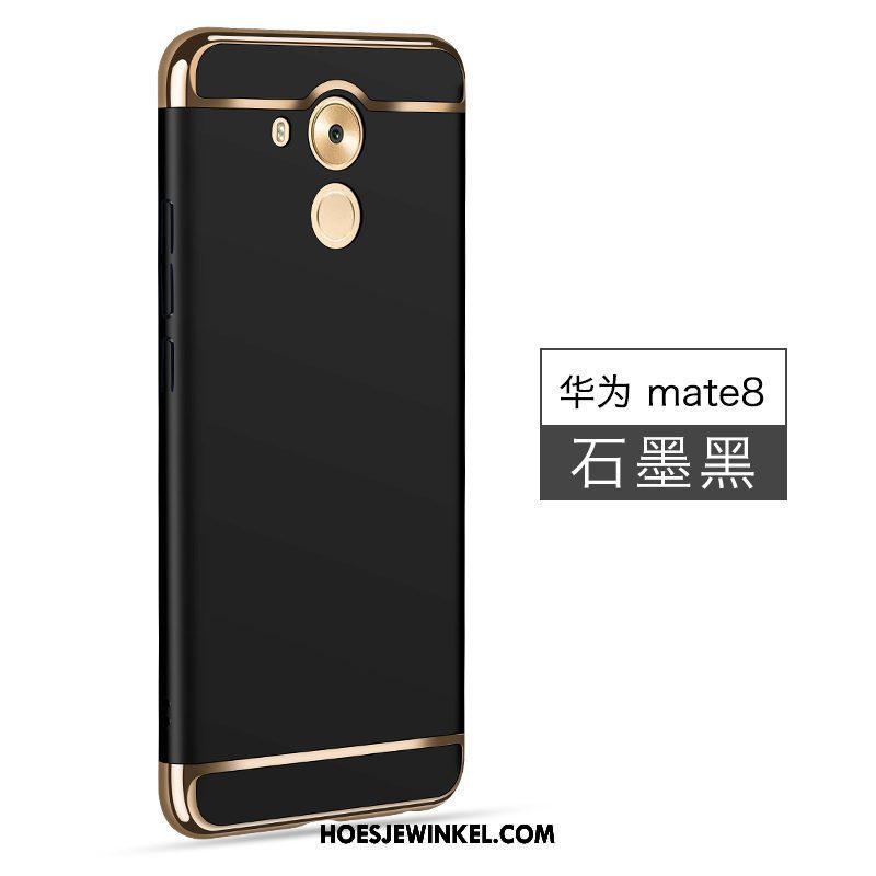 Huawei Mate 8 Hoesje Skärmskydd Klittenband Ondersteuning, Huawei Mate 8 Hoesje Ring Hard