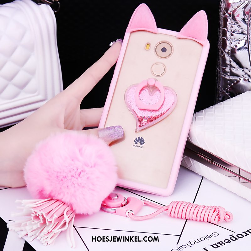 Huawei Mate 8 Hoesje Strass Bescherming Mobiele Telefoon, Huawei Mate 8 Hoesje Hanger Roze