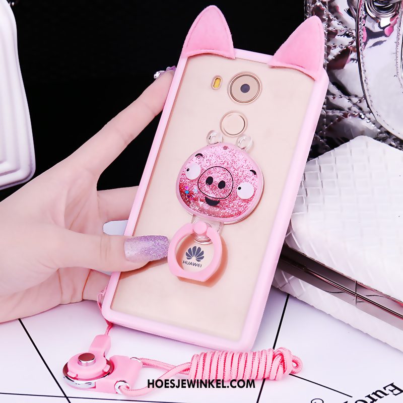 Huawei Mate 8 Hoesje Strass Bescherming Mobiele Telefoon, Huawei Mate 8 Hoesje Hanger Roze