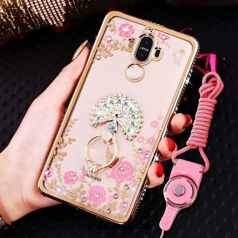 Huawei Mate 9 Hoesje All Inclusive Roze Bescherming, Huawei Mate 9 Hoesje Met Strass Hoes