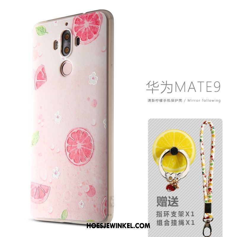 Huawei Mate 9 Hoesje Anti-fall Groen Hoes, Huawei Mate 9 Hoesje Mobiele Telefoon Bescherming