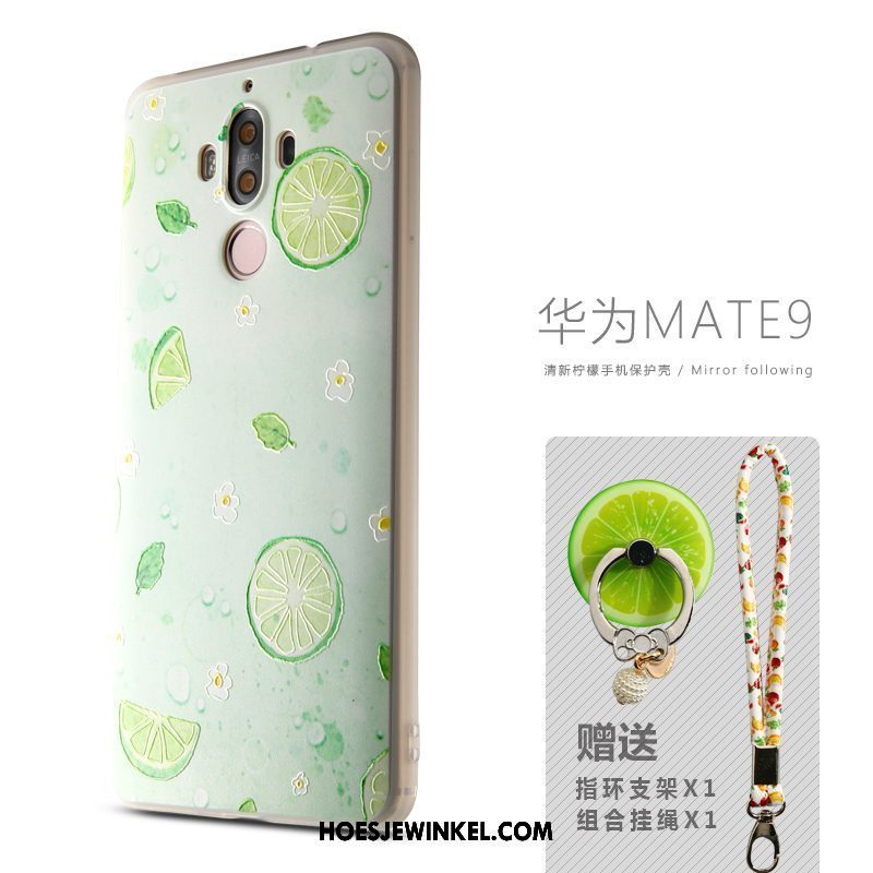 Huawei Mate 9 Hoesje Anti-fall Groen Hoes, Huawei Mate 9 Hoesje Mobiele Telefoon Bescherming