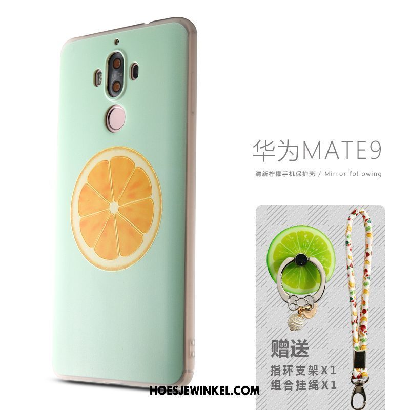 Huawei Mate 9 Hoesje Anti-fall Groen Hoes, Huawei Mate 9 Hoesje Mobiele Telefoon Bescherming