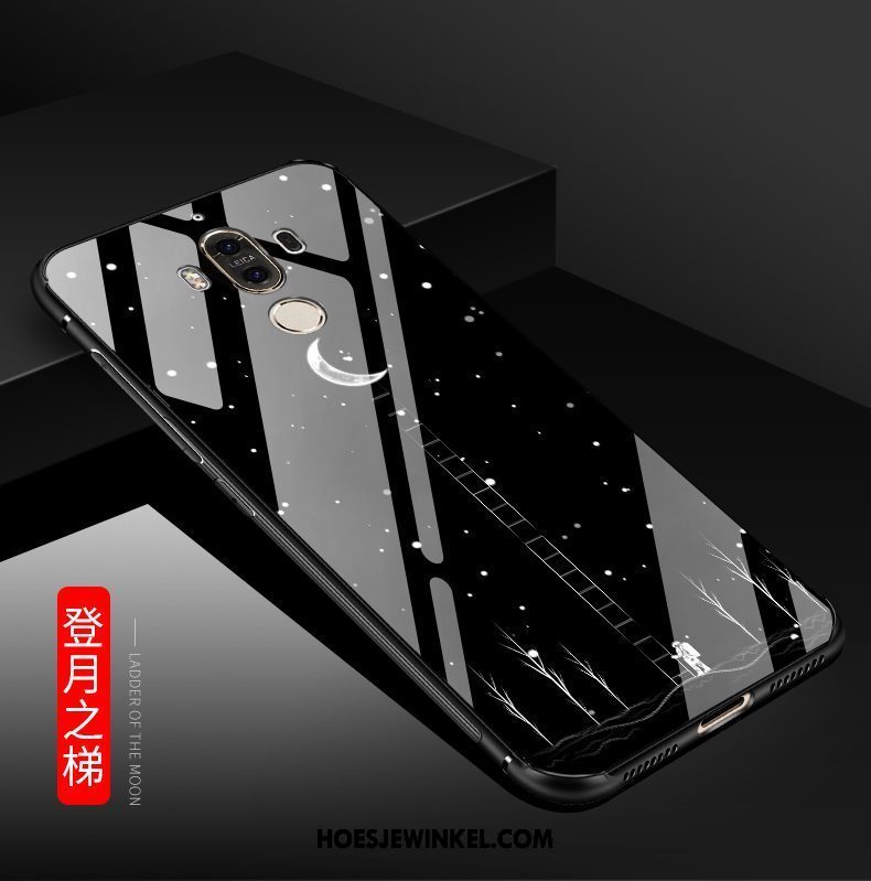 Huawei Mate 9 Hoesje Anti-fall Houtnerf Mobiele Telefoon, Huawei Mate 9 Hoesje Scheppend Hoes