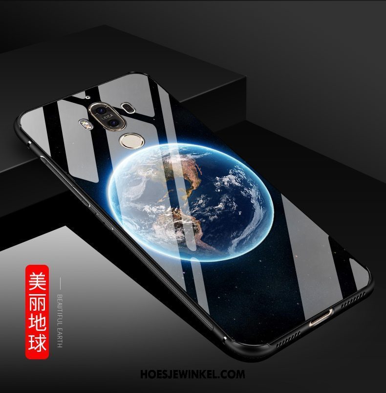 Huawei Mate 9 Hoesje Anti-fall Houtnerf Mobiele Telefoon, Huawei Mate 9 Hoesje Scheppend Hoes
