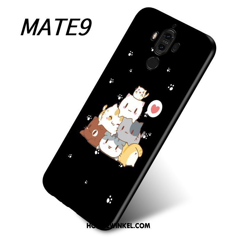 Huawei Mate 9 Hoesje Bescherming All Inclusive Dunne, Huawei Mate 9 Hoesje Zwart Zacht