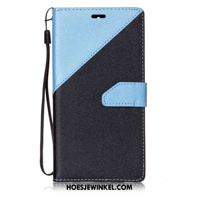Huawei Mate 9 Hoesje Bescherming Purper Hoes, Huawei Mate 9 Hoesje Luxe Leren Etui